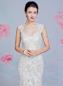 Preview: Trompetenkleid aus glitzerndem Tüll mit Illusion-Sabrina-Ausschnitt Ivory I Ivory/Nudé